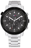 Tommy Hilfiger 1792106 Troy Chronograph Quartz Men's Watch – Grey Dial & Silver Steel Strap