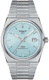 Tissot T137.407.11.351.00 PRX Powermatic 80 Men's Watch – Ice Blue Dial & Silver Steel Bracelet