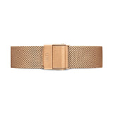 Daniel Wellington Petite Melrose Brown Dial Rose Gold Mesh Strap Watch For Women - DW00100477