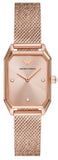 Emporio Armani AR11347 Joy Quartz Women's Watch – Rose Gold Dial with Rose Gold Mesh Bracelet