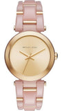 Michael Kors MK4316 Delray Women's Watch – Rose Gold Dial & Pink Steel Bracelet