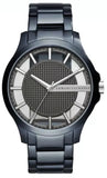 Armani Exchange Hampton AX2401 Men's Skeleton Watch – Grey Dial with Blue Stainless Steel Strap