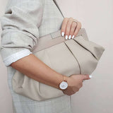 Daniel Wellington DW00100305 Petite Melrose Women's Watch – White Dial with Rose Gold Mesh Strap
