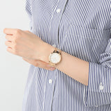 Daniel Wellington DW00100211 Iconic Link Women’s Watch – White Dial with Rose Gold Stainless Steel Strap