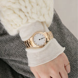 Daniel Wellington DW00100211 Iconic Link Women’s Watch – White Dial with Rose Gold Stainless Steel Strap