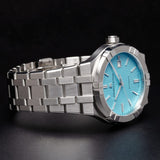 Maurice Lacroix AI6008 Aikon Automatic Limited Summer Edition Men’s Watch – Blue Dial & Silver Steel Strap
