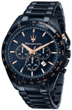 Maserati R8873612054 Traguardo Chronograph Men's Watch – Blue Dial & Blue Steel Strap