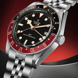 Tudor Black Bay 58 Black Dial Silver Steel Strap Watch for Men - M7939G
