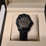 Tag Heuer Aquaracer 300 Swiss Limited Edition Black Dial Black Nylon Strap Watch for Men - WAY218B.FC6364