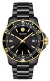 Movado 2600161 Series 800 Quartz Men's Watch – Black Dial & Black Steel Strap