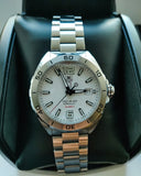 Tag Heuer Formula 1 Calibre 5 Automatic White Dial Silver Steel Strap Watch for Men - WAZ2114.BA0875