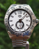 Tag Heuer Formula 1 Automatic 43mm White Dial Silver Steel Strap Watch for Men - WAZ2013.BA0842
