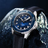 Tag Heuer Aquaracer Quartz Mother of Pearl Blue Dial Blue NATO Strap Watch for Women - WAY131L.FT6091