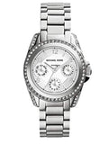 Michael Kors MK5083 Brinkley Quartz Women's Watch – Silver Dial with Diamonds & Silver Steel Strap