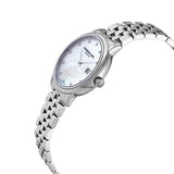 Emporio Armani Gianni Blue Dial Silver Steel Strap Watch For Women - AR1961