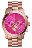 Michael Kors MK5931 Runway Quartz Women's Watch – Pink Dial & Rose Gold Steel Bracelet