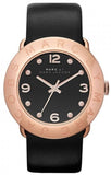 Marc Jacobs MBM1225 Amy Quartz Women’s Watch – Black Dial & Black Leather Strap