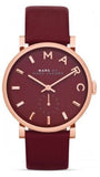 Marc Jacobs MBM1271 Baker Quartz Women’s Watch – Maroon Dial & Maroon Leather Strap