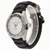 Seiko Shogun Prospex Titanium Divers Automatic White Dial Black Rubber Strap Watch For Men - SPB191J1