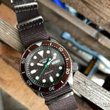 Seiko 5 Sports SRPD85K1 Automatic Men's Watch – Brown Dial & Brown Nylon Strap