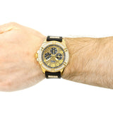 Guess W1132G1 Frontier Men’s Watch – Black Dial & Black Silicone Strap with Crystals