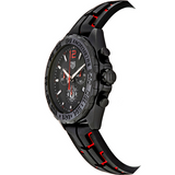Tag Heuer Formula 1 Manchester United Limited Edition Black Dial Black & Red Rubber Strap Watch for Men - CAZ101J.FT8027