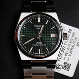 Tissot T137.207.11.091.00 PRX Powermatic 80 Men's Watch – Green Dial & Silver Steel Strap