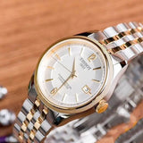 Tissot T108.408.22.037.00 Ballade Powermatic 80 Chronometer Men’s Watch – Silver Dial & Two-Tone Stainless Steel Bracelet