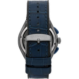 Maserati Triconic Chronograph White Dial Blue Leather Strap Watch For Men - R8871639001