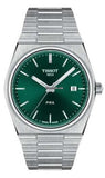 Tissot T137.410.33.091.00 PRX Men's Watch – Green Dial & Silver Steel Strap