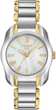Tissot T023.210.22.117.00 T-Wave Women's Watch – Mother of Pearl Dial & Two-Tone Steel Strap