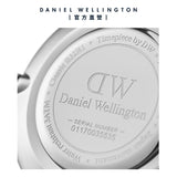 Daniel Wellington Classic Petite Bristol Black Dial Brown Leather Strap Watch For Women - DW00100177