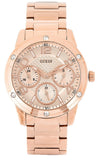 Guess W0778L3 Studio Women's Watch – Rose Gold Dial & Rose Gold Steel Bracelet