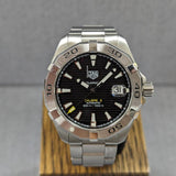 Tag Heuer Aquaracer Automatic Calibre 5 Men's Watch WBD2110.BA0928 – Black Dial with Silver Steel Strap