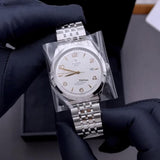 Tudor M91650-0001 1926 Automatic Men's Watch – Silver Dial & Silver Steel Strap