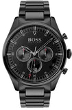 Hugo Boss 1513714 Pioneer Men's Watch – Black Dial & Black Steel Bracelet