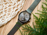 Hugo Boss Associate Grey Dial Grey Mesh Bracelet Watch for Men - 1513870