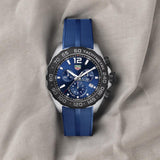 Tag Heuer Formula 1 Chronograph Men's Watch CAZ101AV.FT8077 – Blue Dial with Blue Rubber Strap