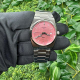 Tissot T137.210.11.331.00 PRX Quartz Women's Watch – Pink Dial & Silver Steel Strap