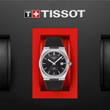 Tissot T137.407.17.051.00 PRX Powermatic 80 Men's Watch – Black Dial & Black Rubber Strap