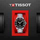 Tissot T120.410.11.051.00 Seastar 1000 Men’s Watch – Black Dial & Silver Stainless Steel Bracelet