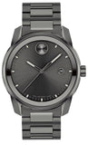 Movado 3600860 Bold Verso Men's Watch – Grey Dial & Grey Steel Strap