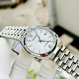 Citizen Tsuyosa NJ0150-81A Men's Automatic Watch – White Dial with Silver Steel Strap