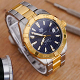 Tag Heuer Aquaracer Calibre 5 Women's Watch WBD2120.BB0930 – Blue Dial with Two-Tone Steel Strap