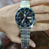 Seiko 5 Sports SRPK97K1 Automatic Men's Watch – Blue Dial & Silver Stainless Steel Bracelet