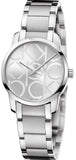 Calvin Klein K2G23142 City Quartz Women's Watch – Silver Dial & Silver Steel Strap