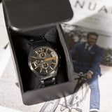 Armani Exchange Hampton AX2164 Men's Chronograph Watch – Black Dial with Black Stainless Steel Strap