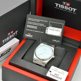 Tissot T137.407.11.091.01 PRX Powermatic 80 Men's Watch – Mint Green Dial & Silver Steel Strap