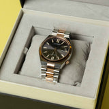 Citizen Tsuyosa NJ0154-80H Men's Automatic Watch – Grey Dial with Two-Tone Steel Strap