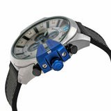 Diesel Mega Chief Chronograph Black Dial Black Nylon Strap Watch For Men - DZ4500